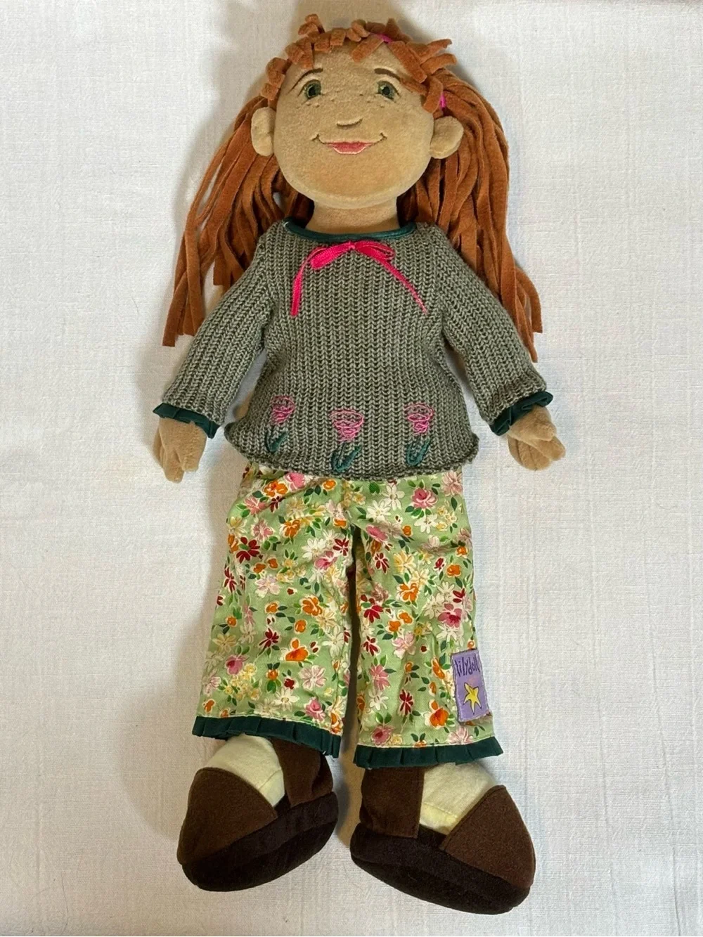 Manhattan Toy Company Vintage Lilydoll Ursula 16” Soft Plush Doll